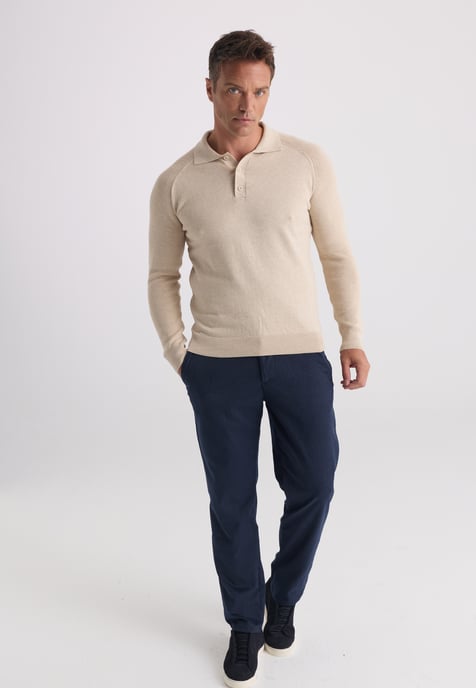 Pullover Polo Collar Pullover - Image 2
