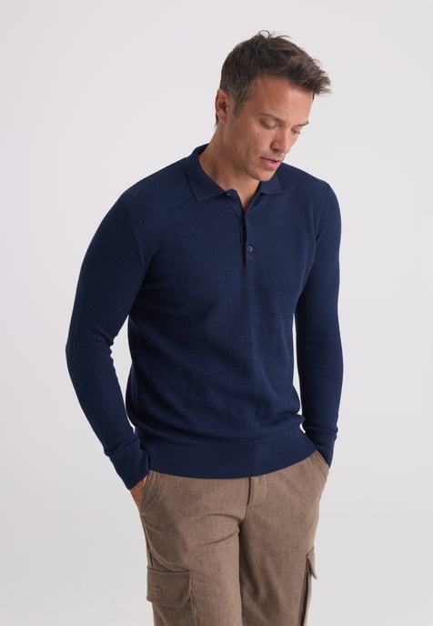 Pullover Polo Collar Pullover - Image 2