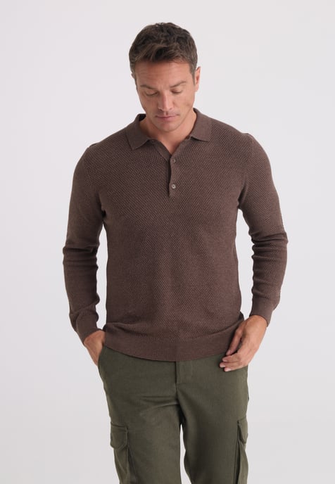 Pullover Polo Collar Pullover - Image 1
