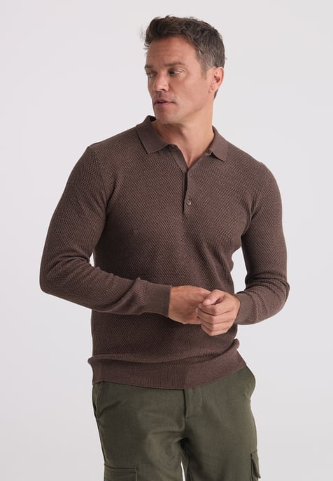 Pullover Polo Collar Pullover - Image 2