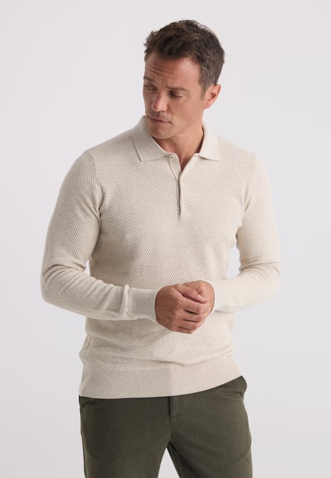 Pullover Polo Collar Pullover - Image 3
