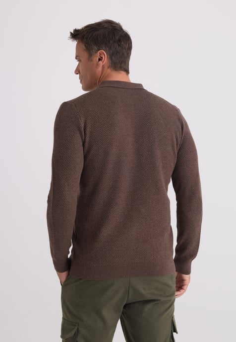 Pullover Polo Collar Pullover - Image 4