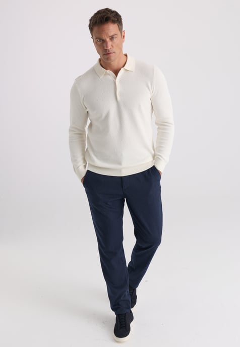 Pullover Polo Collar Pullover - Image 2