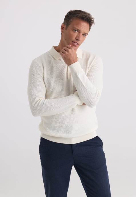Pullover Polo Collar Pullover - Image 3