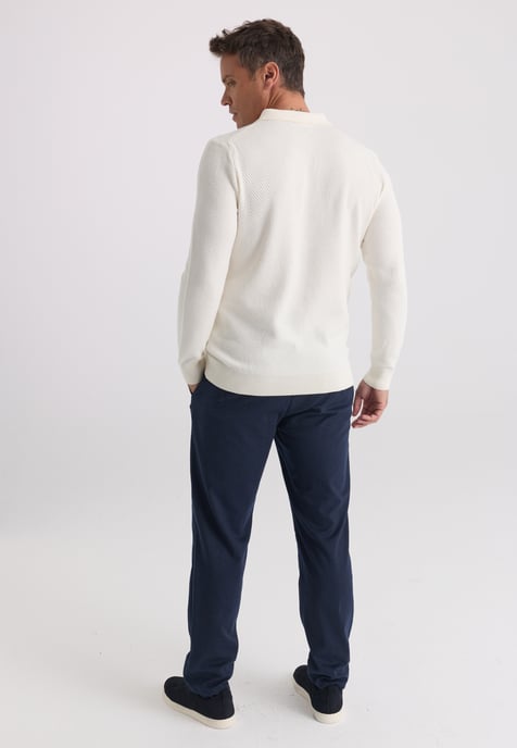Pullover Polo Collar Pullover - Image 5