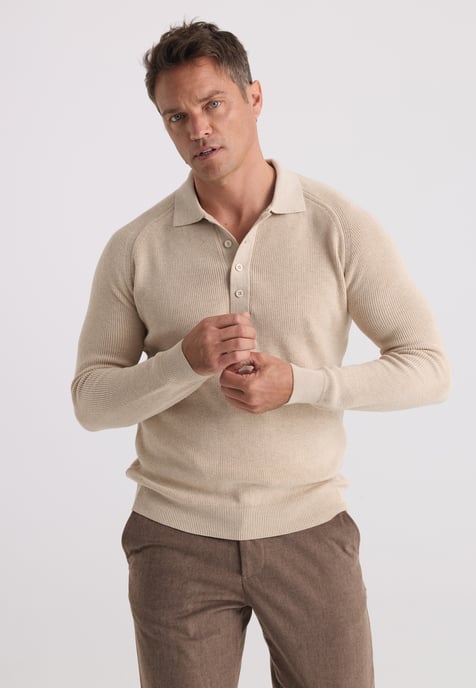 Pullover Polo Collar Pullover - Image 3