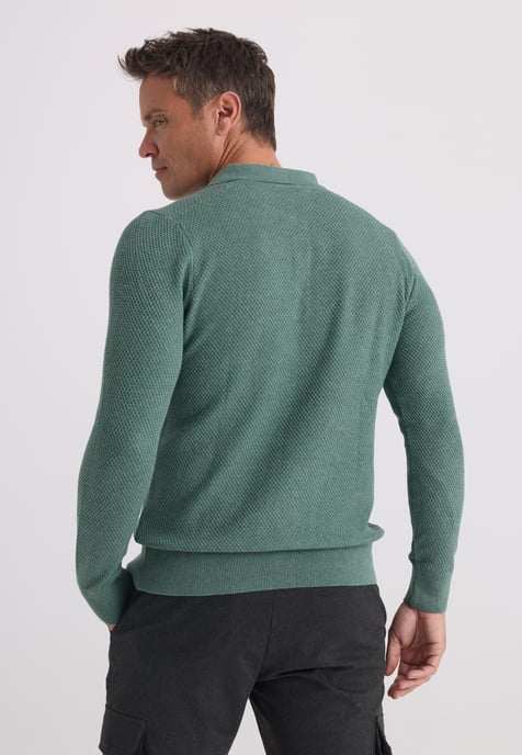 Pullover Polo Collar Pullover - Image 4