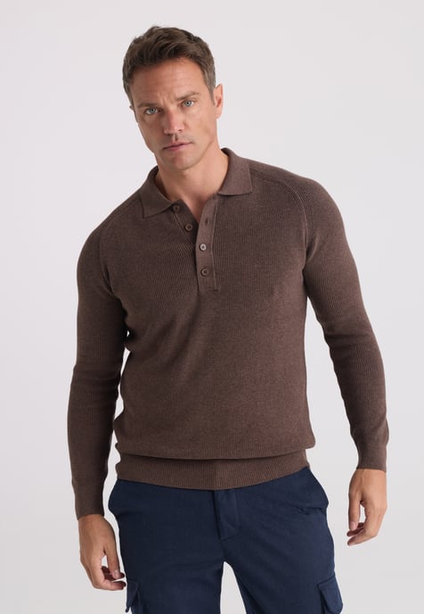 Pullover Polo Collar Pullover - Image 1