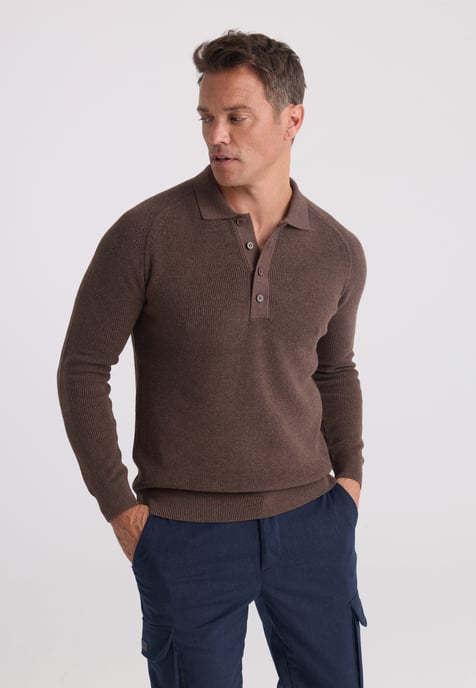 Pullover Polo Collar Pullover - Image 3