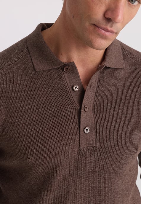 Pullover Polo Collar Pullover - Image 4