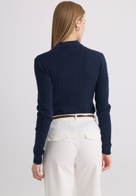 Pullover Pullover With Polo Collar - Image 3