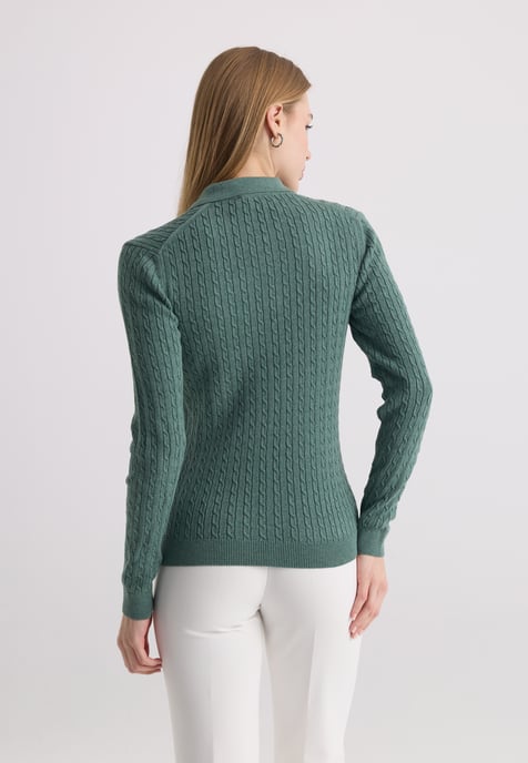 Pullover Pullover With Polo Collar - Image 4