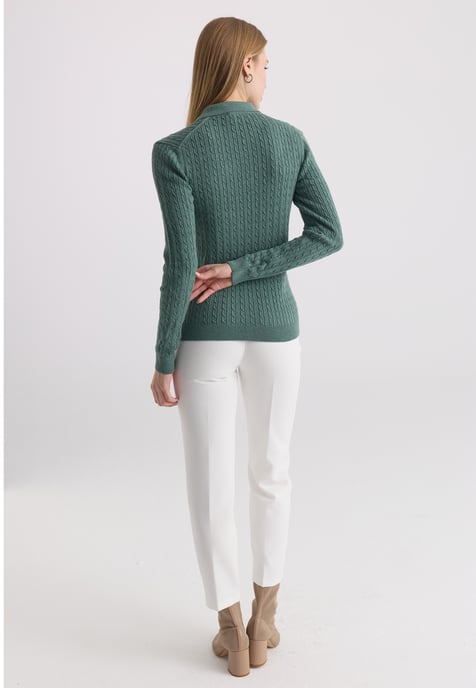 Pullover Pullover With Polo Collar - Image 5