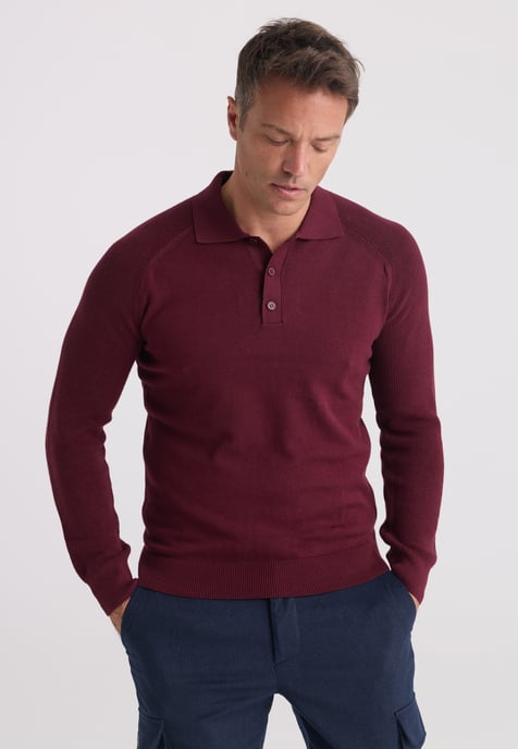 Pullover Polo Collar Pullover - Image 1