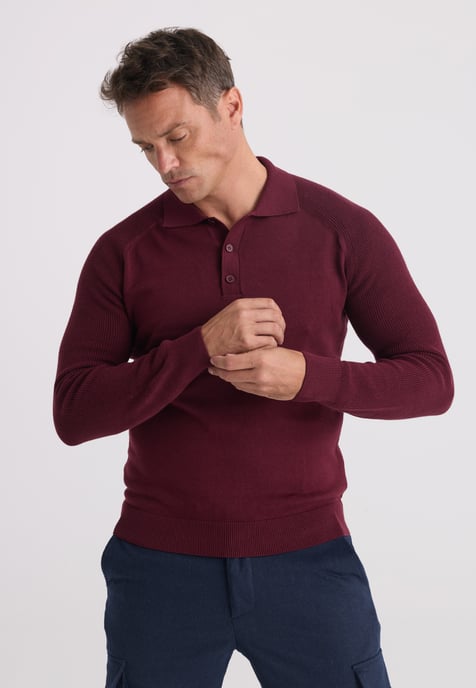 Pullover Polo Collar Pullover - Image 2