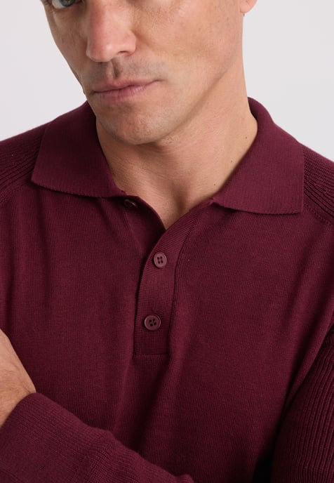 Pullover Polo Collar Pullover - Image 3