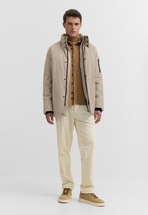 Bugatti Herren Sorona-jas met opstaande kraag en capuchon - Image 3