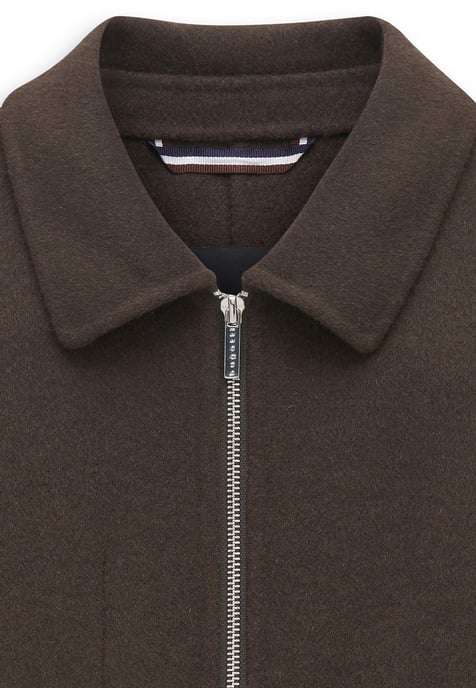 Bugatti Herren Blouson van wol, handgemaakt, met omgeslagen kraag - Image 3
