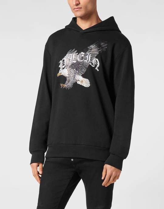 Hooded Sweatshirt Eagle - Image 2