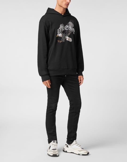 Hooded Sweatshirt Eagle - Image 3