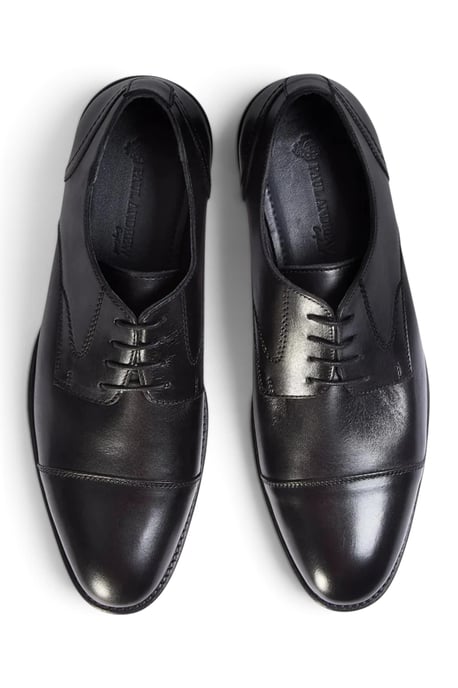 Paul Andrew herenschoenen, zwarte, gepolijste leren formele derby's - Regent - Image 4
