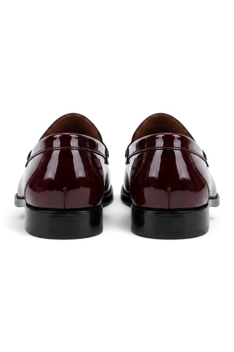 Paul Andrew heren penny loafers van bordeauxrood lakleer - Joseph - Image 4