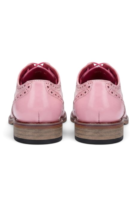 Justin Reess Roze Gebloemde Brogues Brogues Heren - Wolf - Image 4