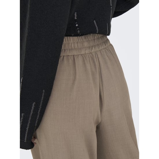 Jacqueline de Yong Jdydora hw wide pant tlr taupe - Image 3
