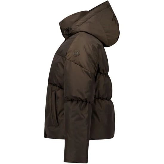 Airforce Maya puffer jacket dark coffee - Image 3