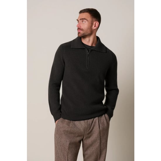 Profuomo Ppxj30058f pullover half zip dark brown - Image 3
