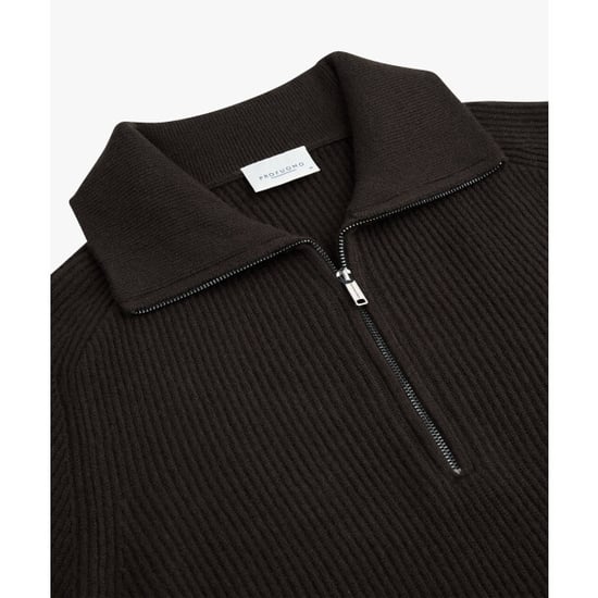 Profuomo Ppxj30058f pullover half zip dark brown - Image 4