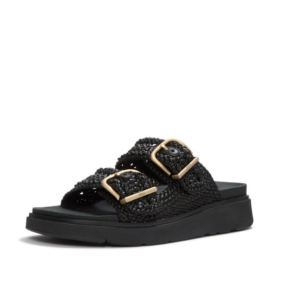 FitFlop Gen-ff woven two-bar slides - Image 1