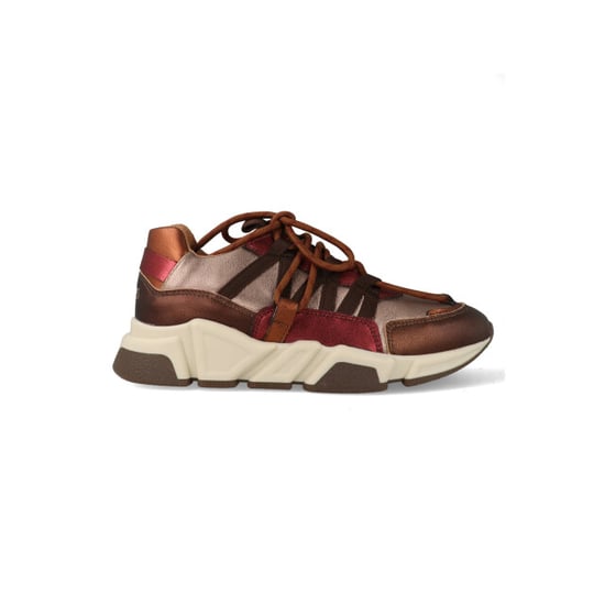 DWRS Label Sneakers los angeles donker / bordeaux rood - Image 1