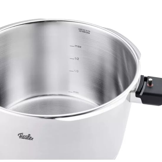 Fissler Vitaquick premium snelkookpan met stoominzet en driepoot 8l - Image 3