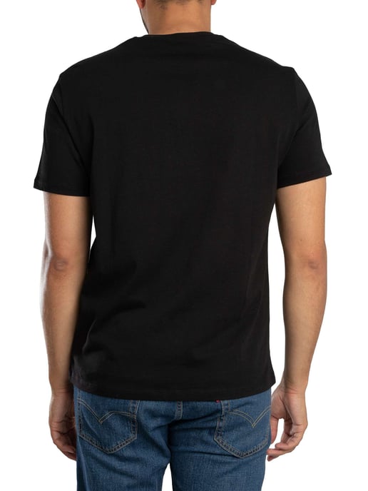 Armani Exchange Slank Grafisch T-Shirt, Zwart - Image 3