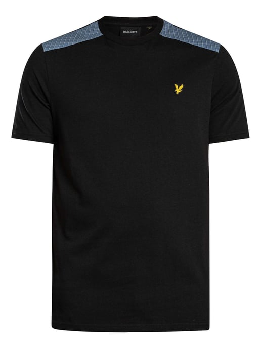 Lyle & Scott T-Shirt Met Ruitjespatroon, Zwart - Image 5