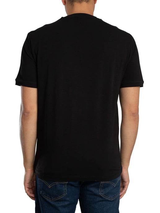 EA7 Box Logo T-Shirt, Zwart - Image 3