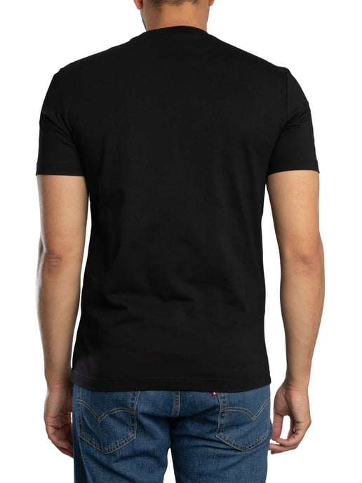 EA7 Slim T-Shirt Met Logo-Opdruk, Zwart - Image 3