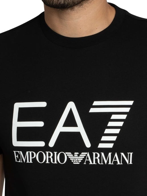 EA7 Slim T-Shirt Met Logo-Opdruk, Zwart - Image 4