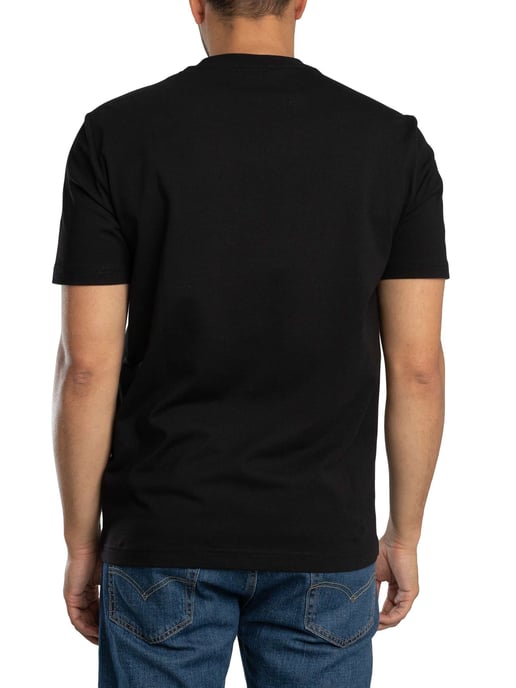 EA7 Normale T-Shirt Met Boxlogo Op De Borst, Zwart - Image 3