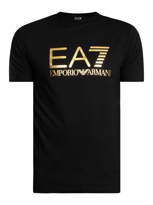 EA7 Slim T-Shirt Met Logo-Opdruk, Zwart - Image 5