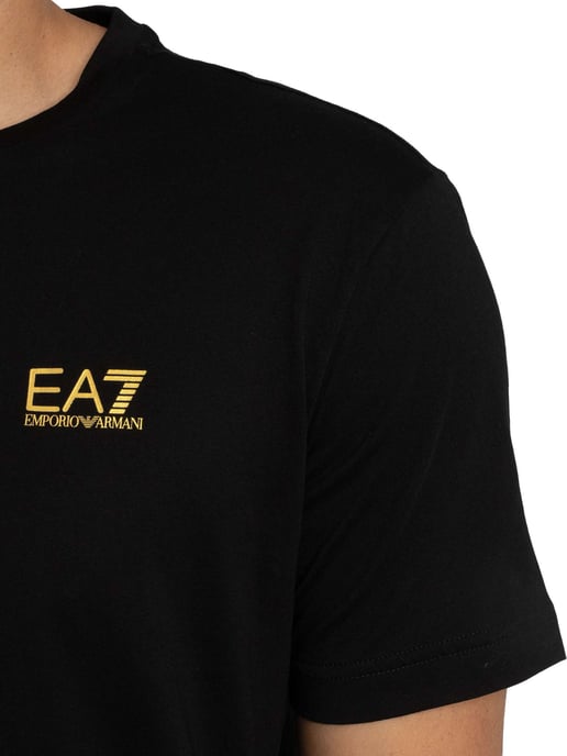 EA7 Back Logo T-Shirt, Black - Image 4