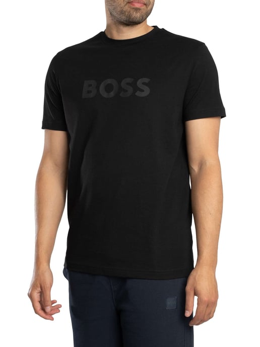 BOSS Te Logo T-Shirt, Black - Image 2