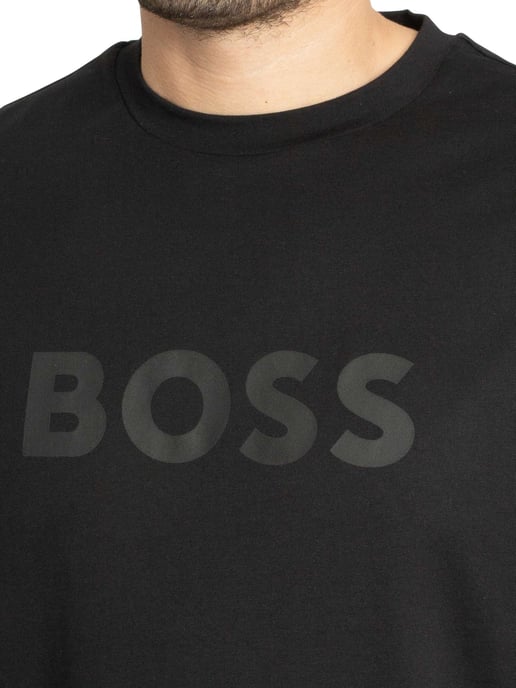BOSS Te Logo T-Shirt, Black - Image 4