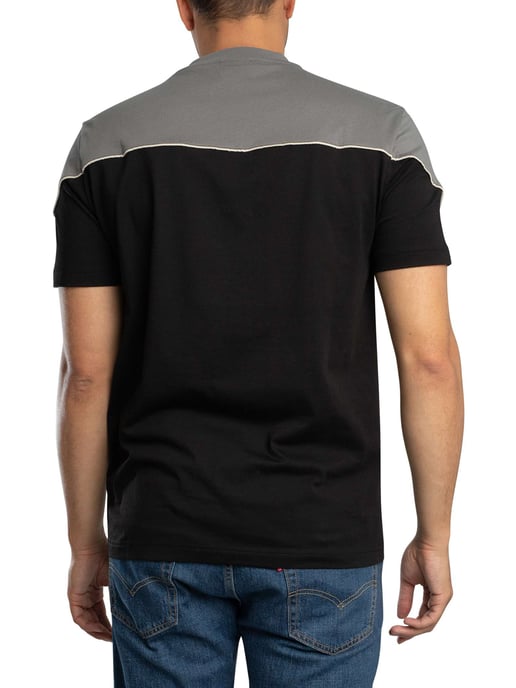 EA7 Normale T-Shirt Met Logo Op De Borst, Zwart - Image 3