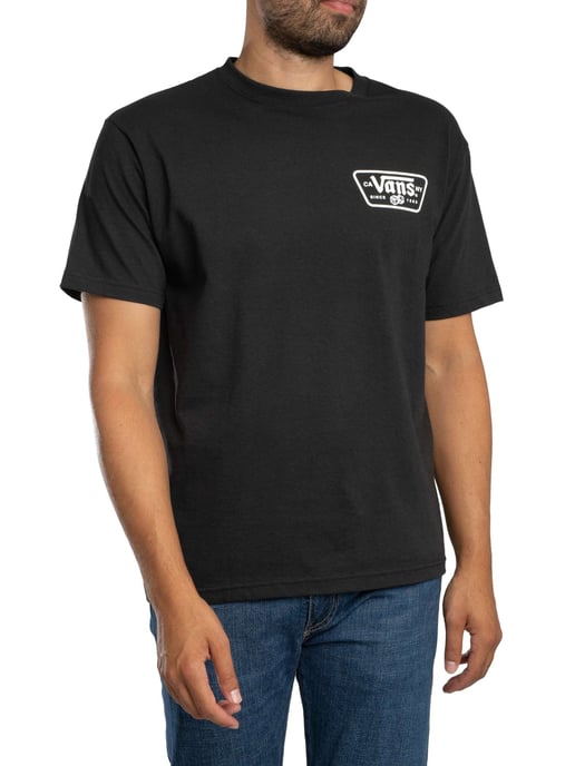 Vans T-Shirt Met Rugpatch, Zwart - Image 2