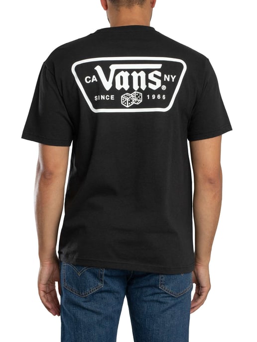 Vans T-Shirt Met Rugpatch, Zwart - Image 3