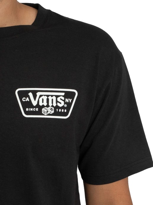 Vans T-Shirt Met Rugpatch, Zwart - Image 4