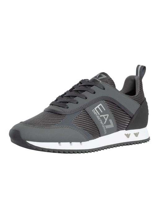 EA7 Mesh Logo-Sneakers, Grijs - Image 1