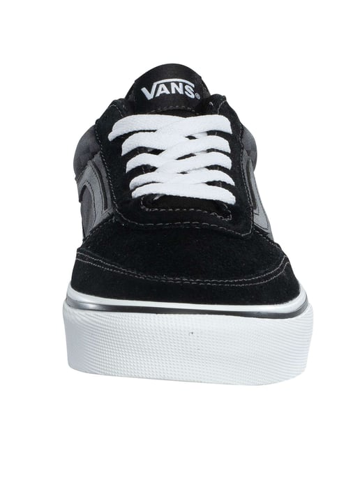 Vans Brooklyn Suède Sneakers, Zwart - Image 4